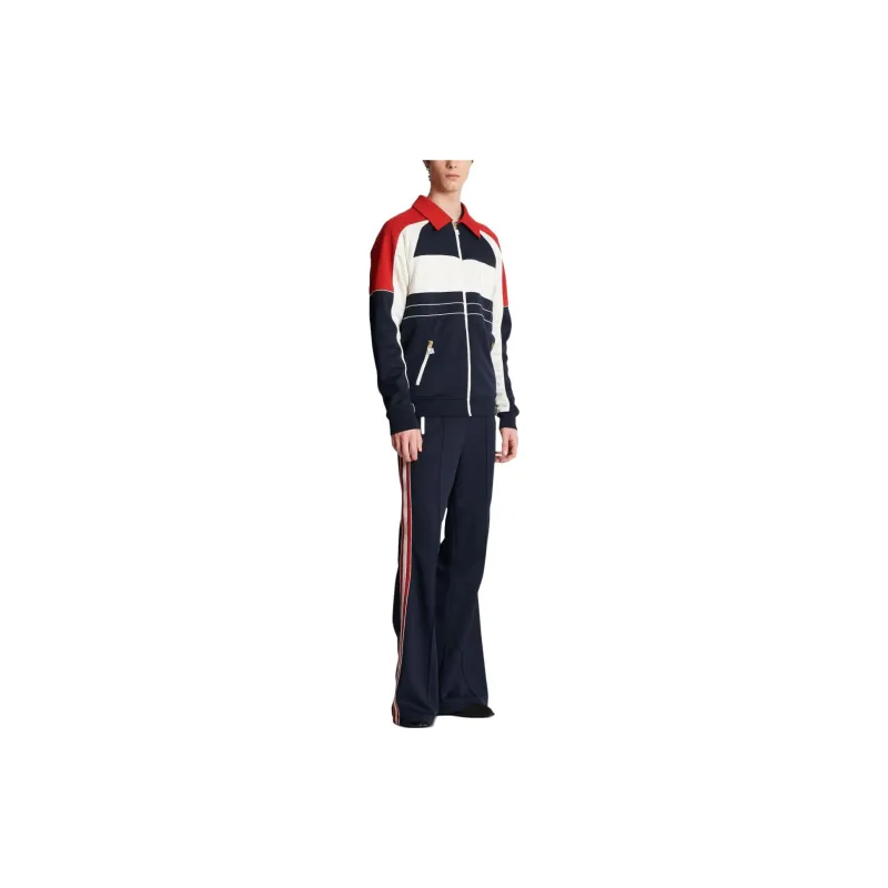 BALMAIN Logo Patch Detail 70'S Sweatshirt-5