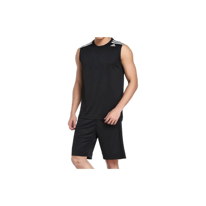 Adidas Tank Tops Men Black-2