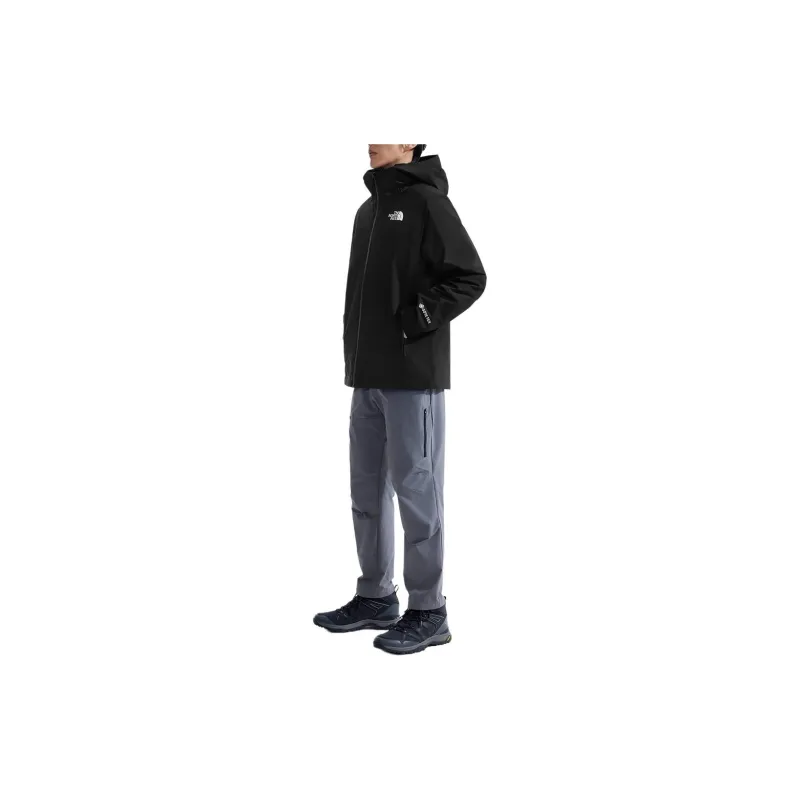 THE NORTH FACE Hiking Water Resistant Windproof Breathable Warm Windbreaker Jacket Men's Cosmic Black-5