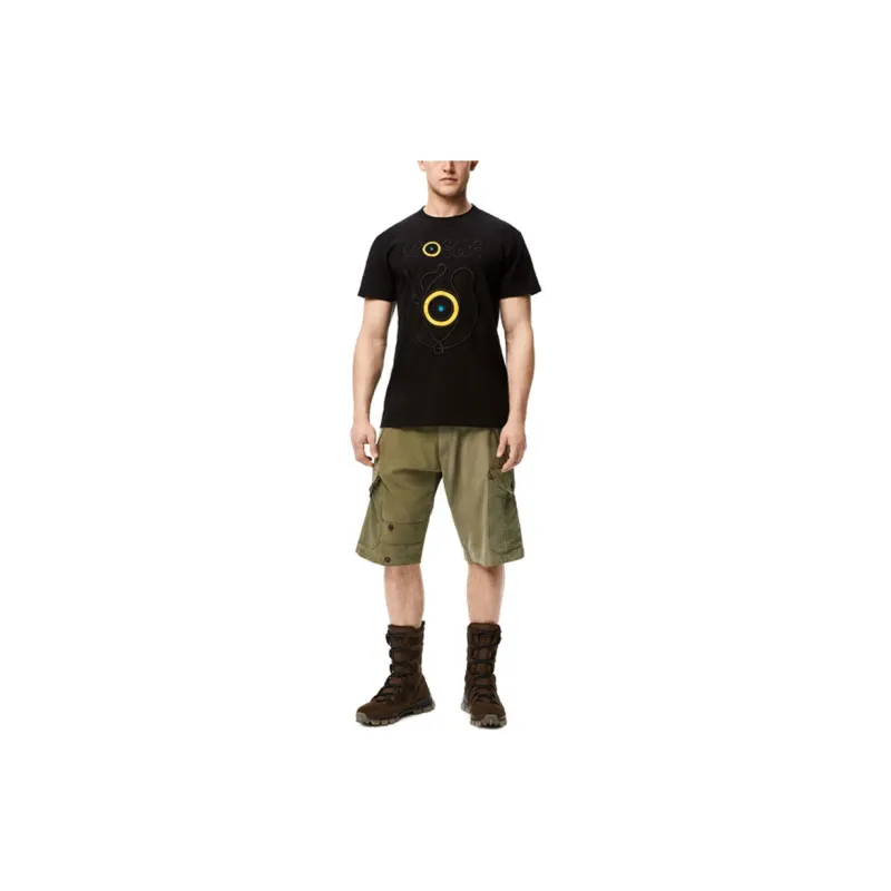 LOEWE Cargo Shorts Men Army Green-1