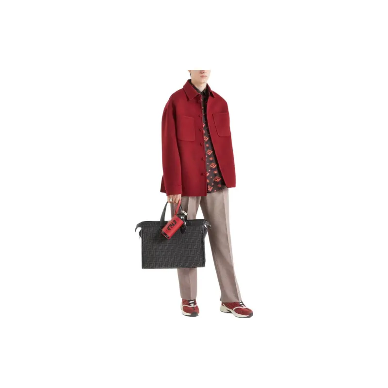 FENDI Reversible Button Up Jacket-3