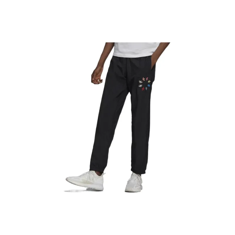 Adidas Originals ADICOLOR SHATTERED Knitted Sports Pants Men's Black-1