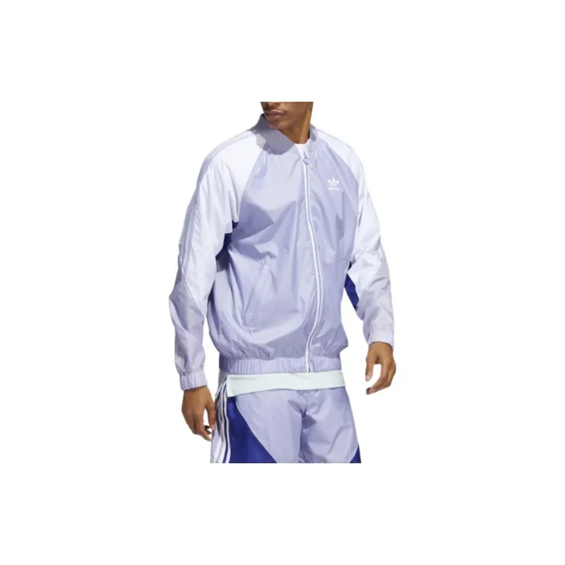 Adidas Originals Jackets Men Pink Purple-3