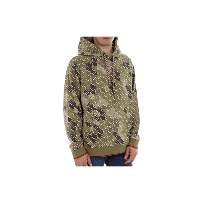 Burberry Sweatshirts Men Army Green-3