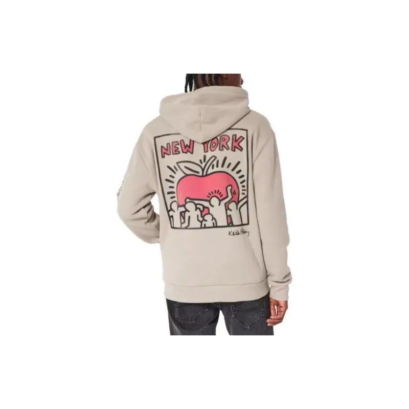Hollister Sweatshirts Men Light Brown-2
