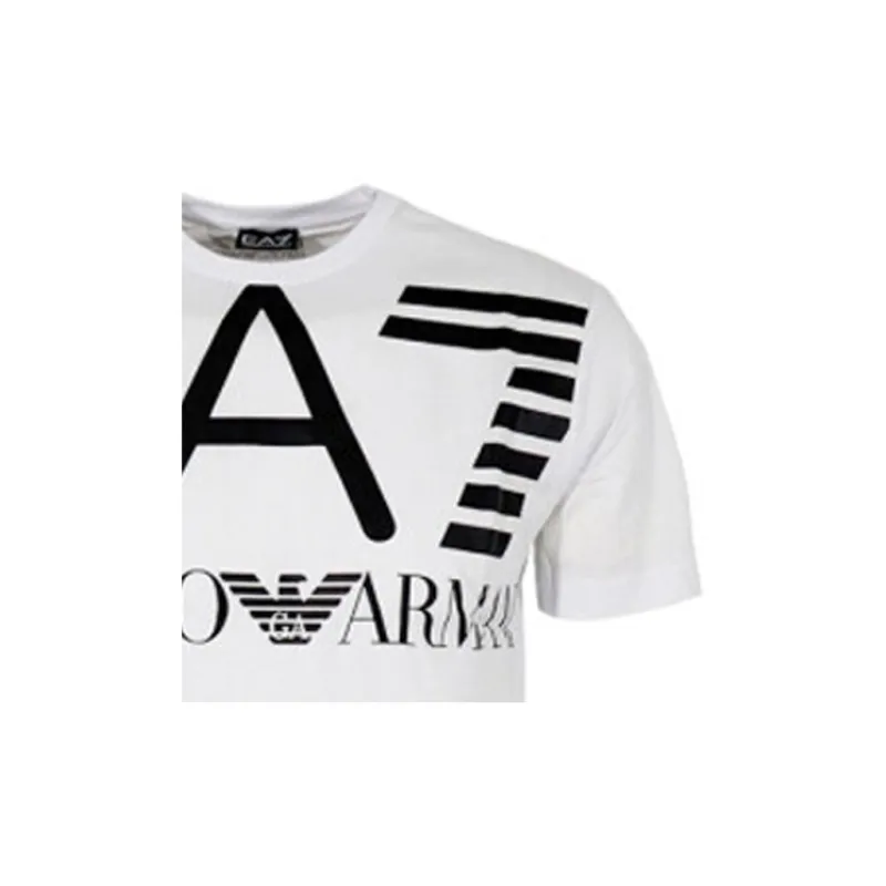 EMPORIO ARMANI EA7 T Shirts Men White-6