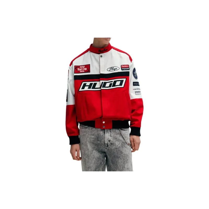 HUGO BOSS Colour Blocked Regular Fit Jacket Jackets Coats Men's Multicolor-2