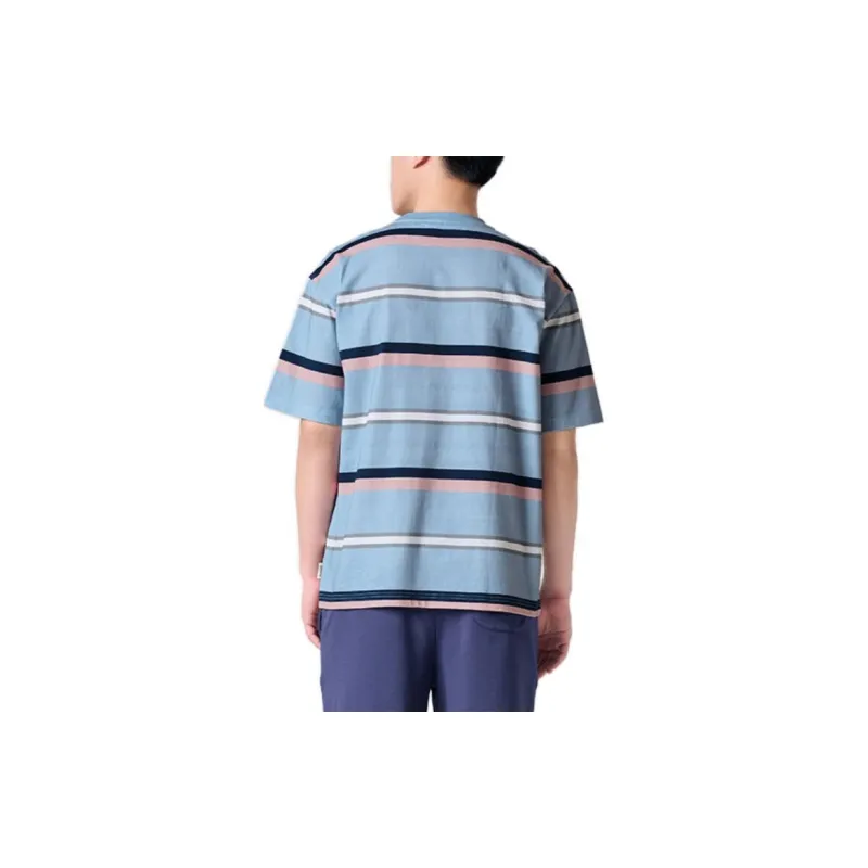 OUTDOOR PRODUCTS T Shirts Unisex Blue Pink Multicolor Stripes-2