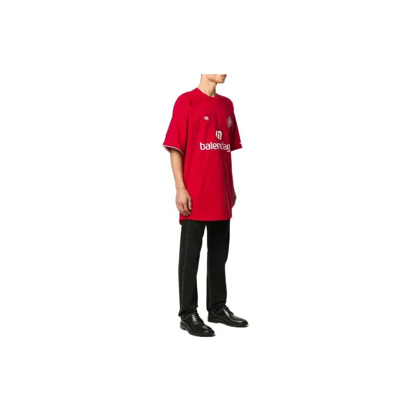 Balenciaga SS22 T Shirt Men's Red-3