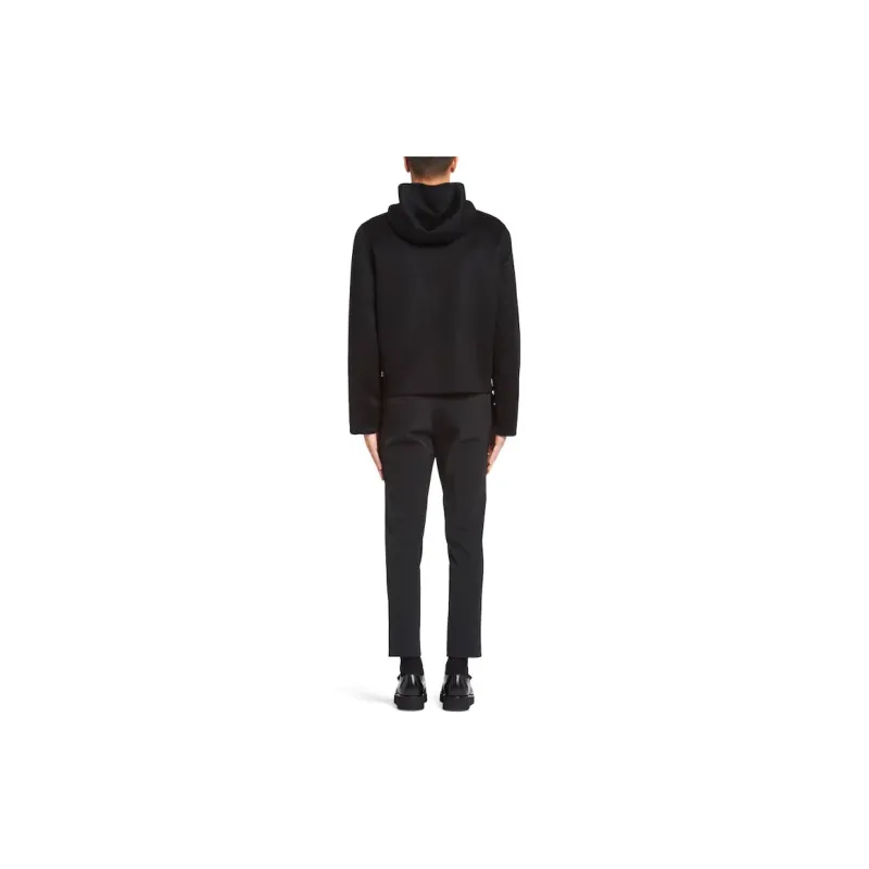 PRADA Sweatshirts Men Black-2