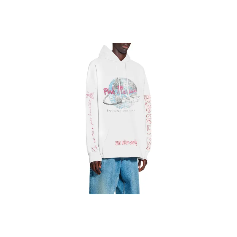 Balenciaga Elastic Hem Hoodie-3
