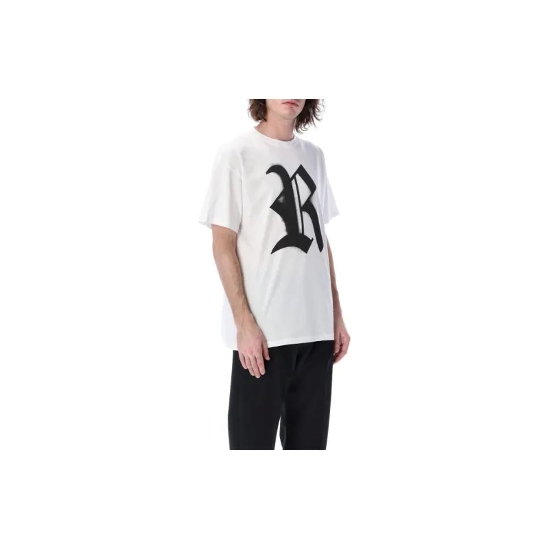RAF SIMONS Logo print Cotton T shirt-3