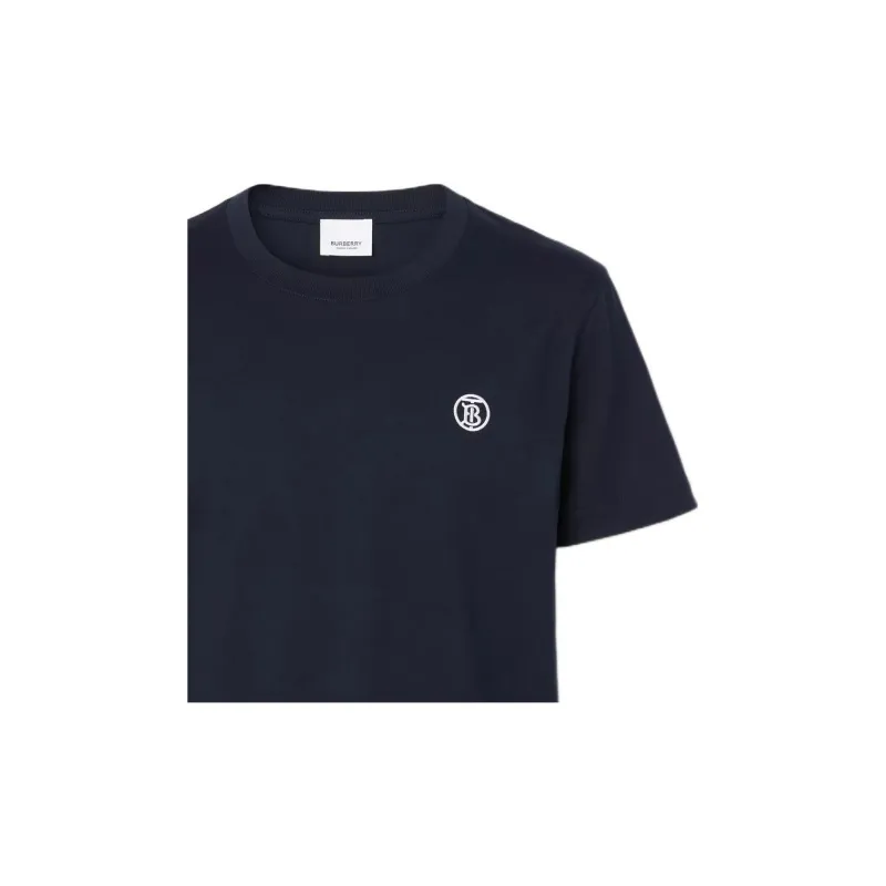 Burberry TB-embroidered Cotton T-shirt-4