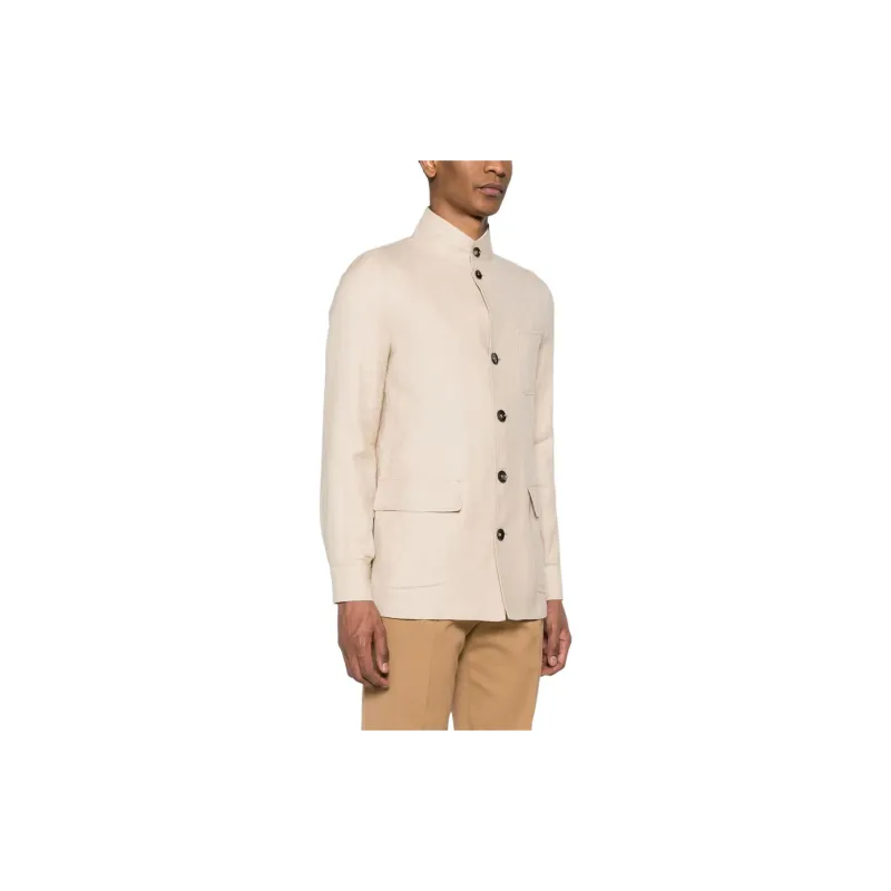 Ermenegildo Zegna Linen blend Shirt Jacket-3