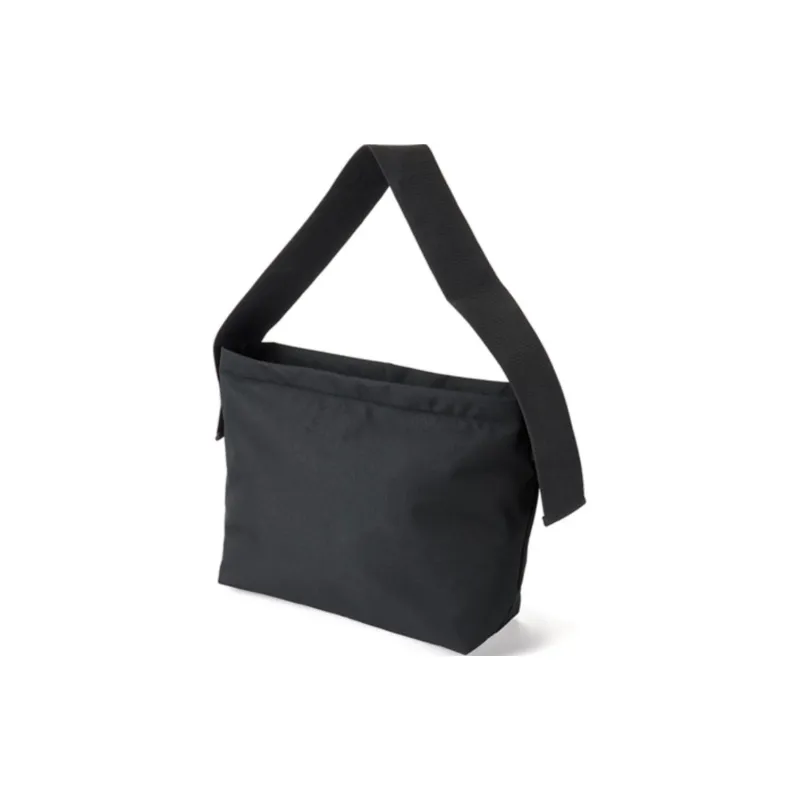 MUJI Polyester Shoulder Bag Crossbody Bag Medium Size Unisex Dark Beige/Black-3