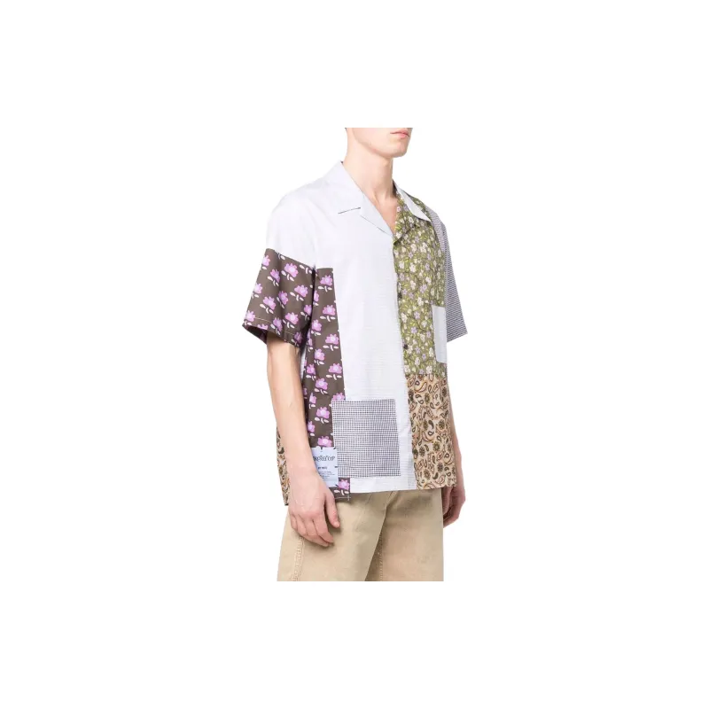McQ Alexander McQueen Patchwork Patterned Shirt-2