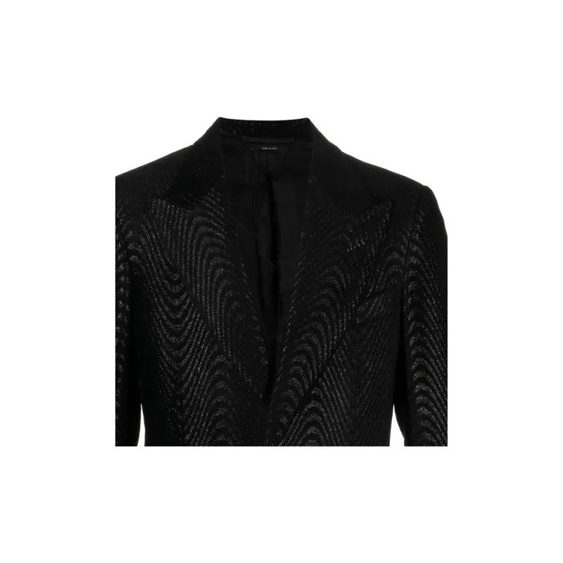 TOM FORD Business Suit Coat Men's Black-5