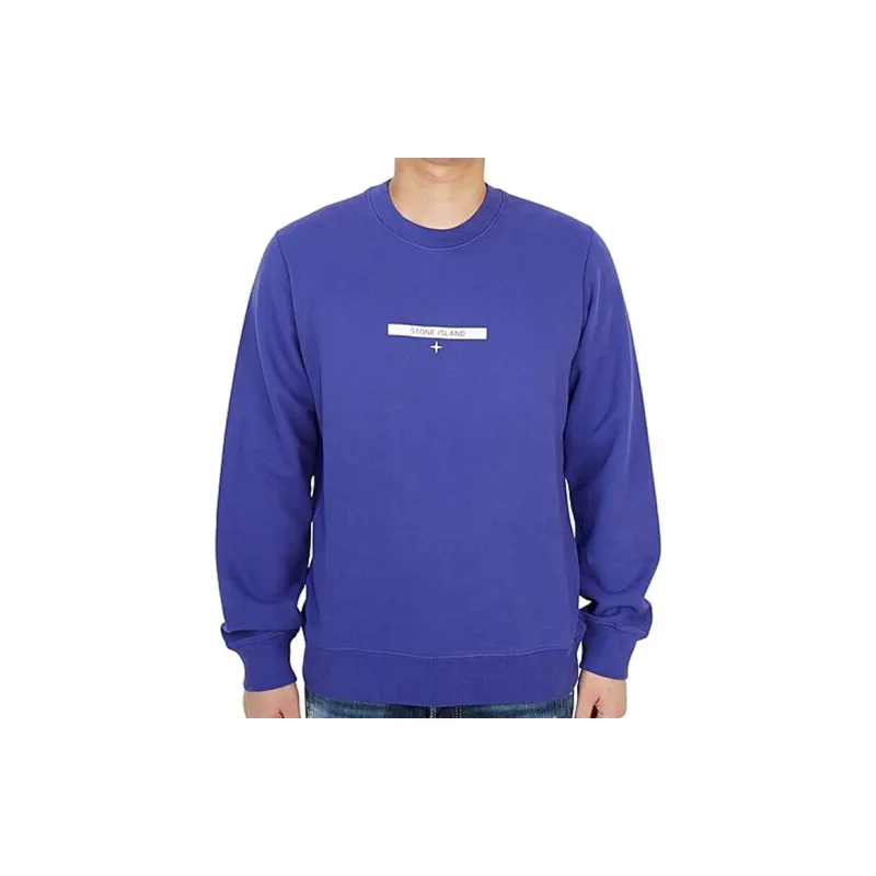 STONE ISLAND Sweatshirts Unisex Blue-2