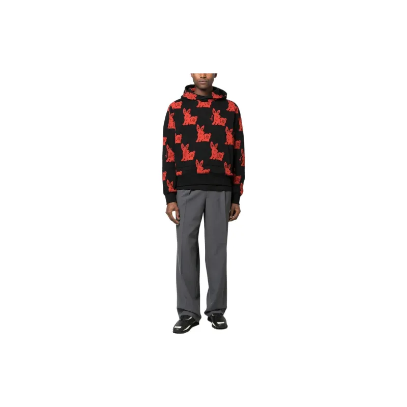AMIRI Cny Rabbit Allover Hoodie-1
