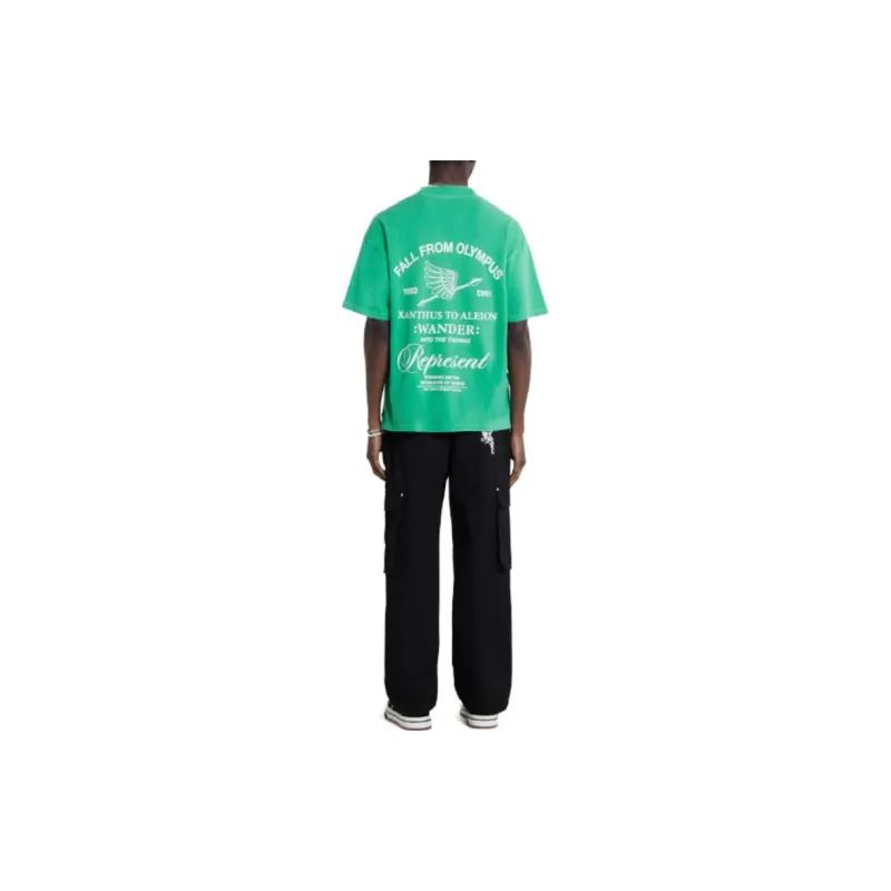 REPRESENT T Shirts Men Green-2