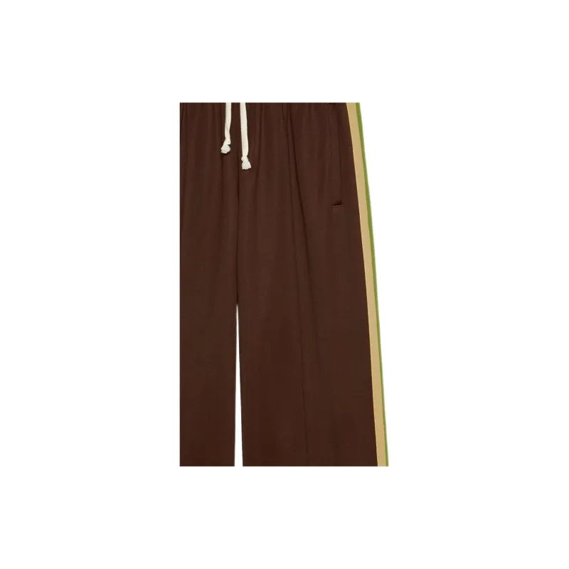 GUCCI Knitted Sweatpants Men Red Brown-4