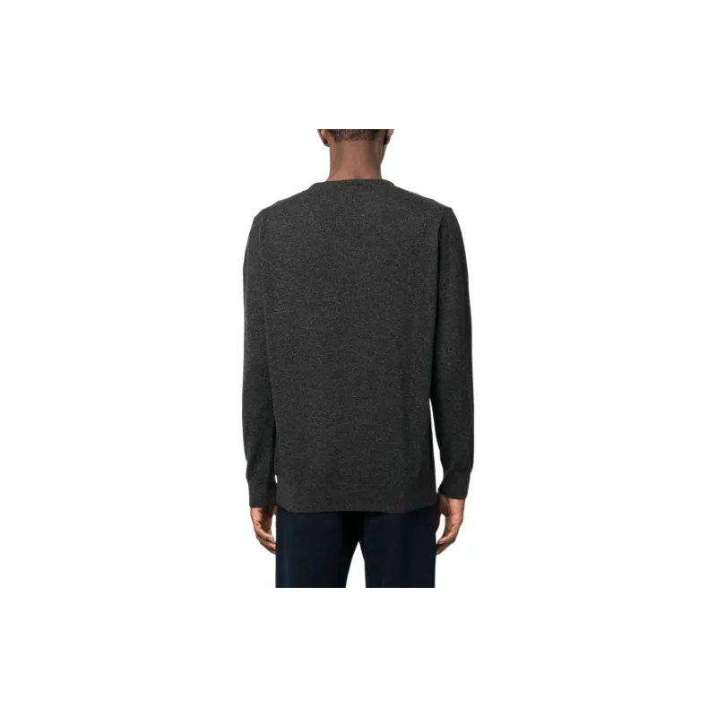 BARBOUR Logo Embroidered Crewneck Knitted Jumper-3