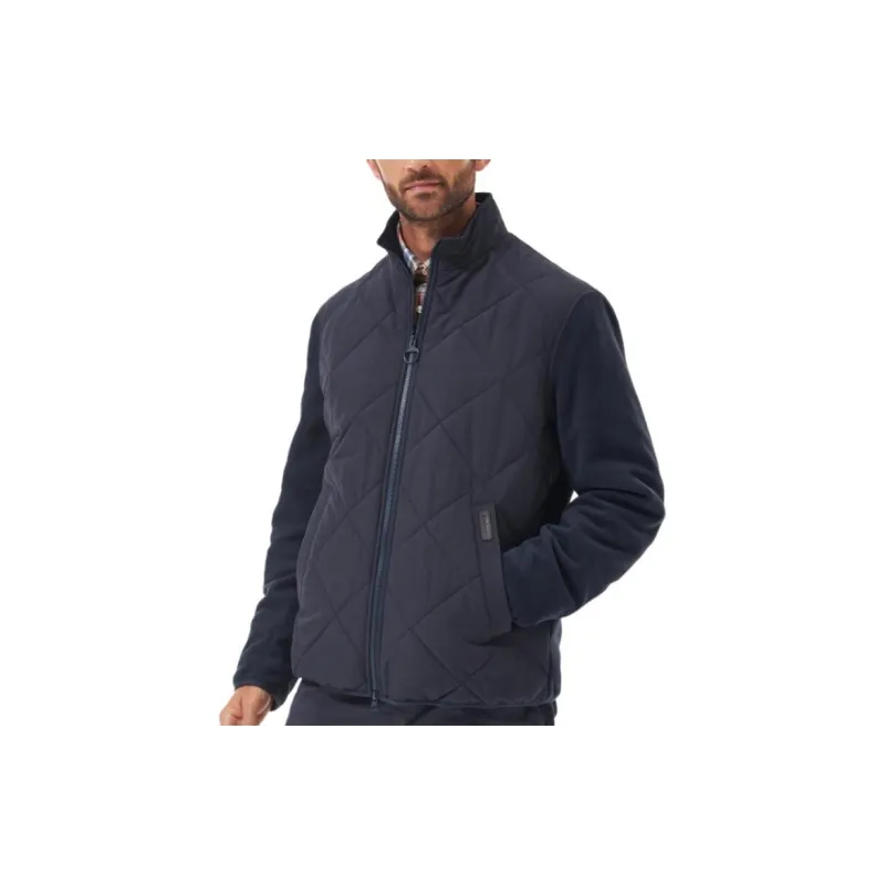 BARBOUR Barbour Hybrid Fleece Jacket Jackets Coats Men's Marine Blue-3