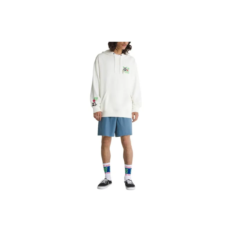 Vans Tropical Pullover Hoodie Sweatshirt Men's White-1
