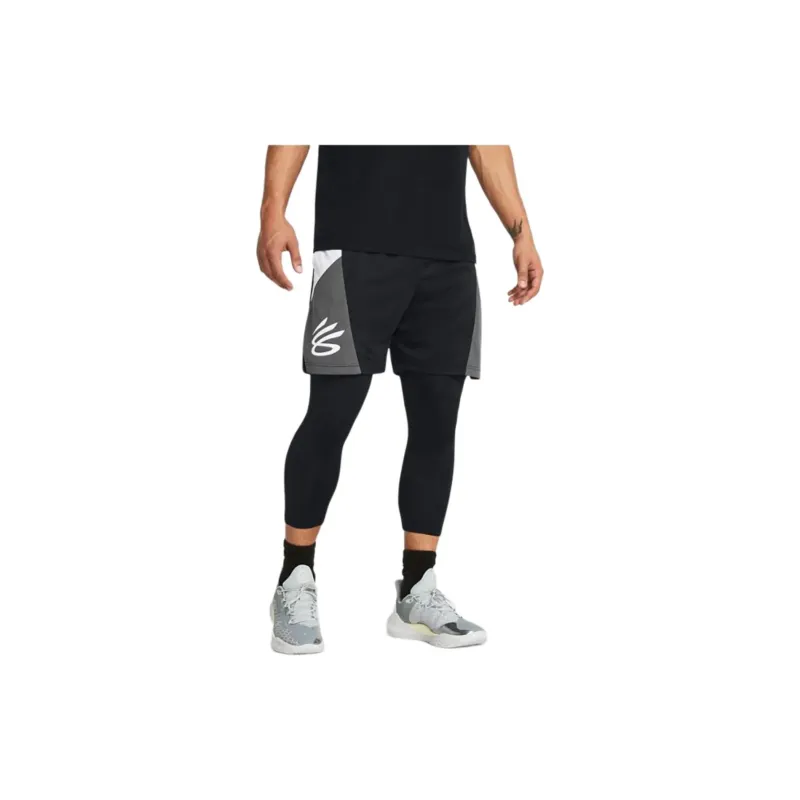 Under Armour Curry Splash Shorts Casual Shorts Men's Black-2