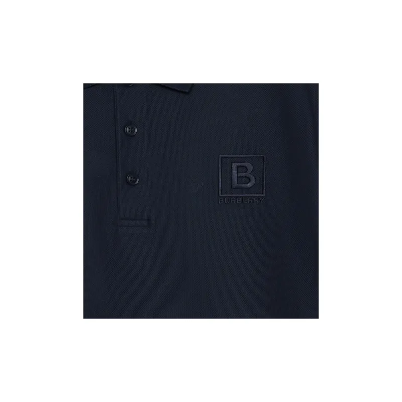 Burberry Letter Graphic Cotton Pique Polo Polo-2