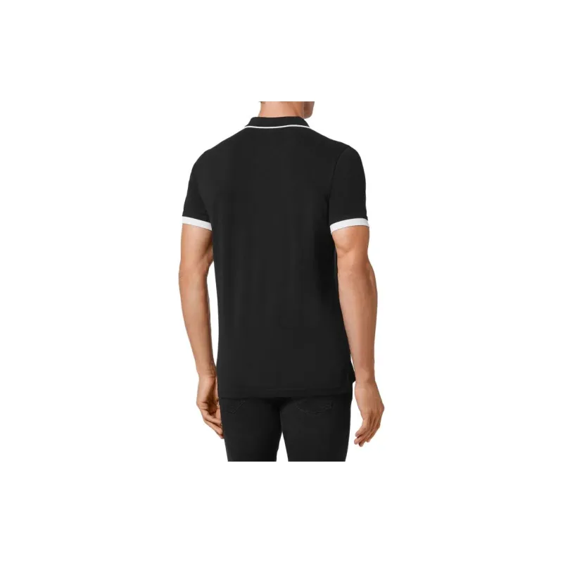 PHILIPP PLEIN Logo tape Detail Polo Shirt-3