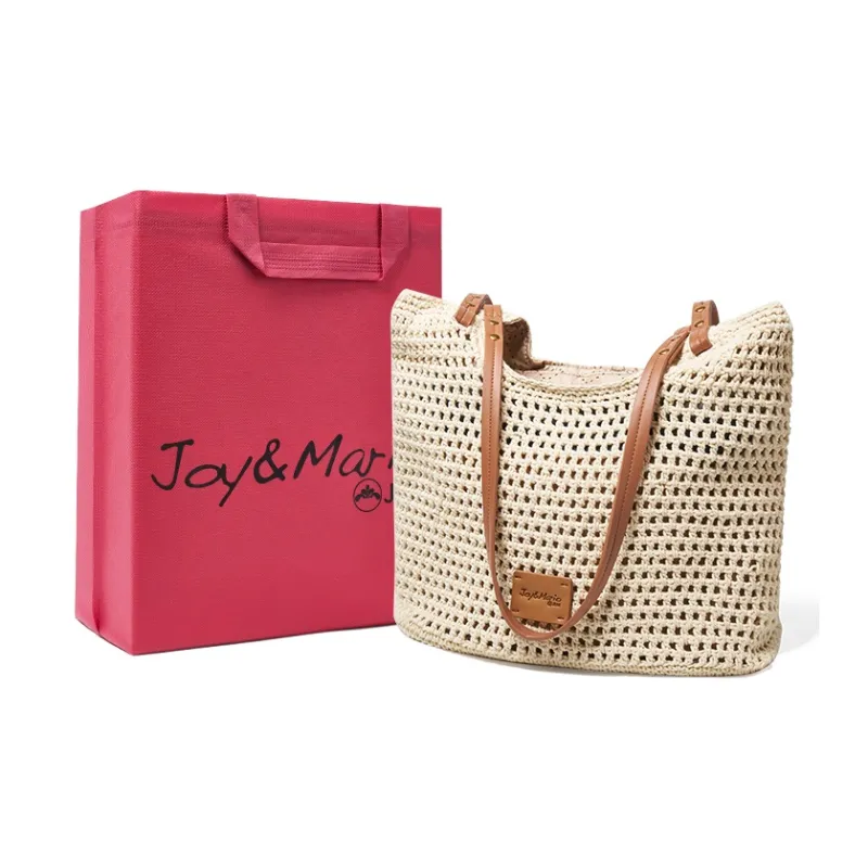 Joy&Mario Fabric Handbag, Shoulder Bag Tubas Women's White Apricot-0