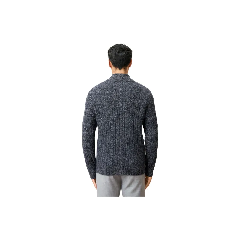 H YXIANG Sweater Men's Dark Gray-2