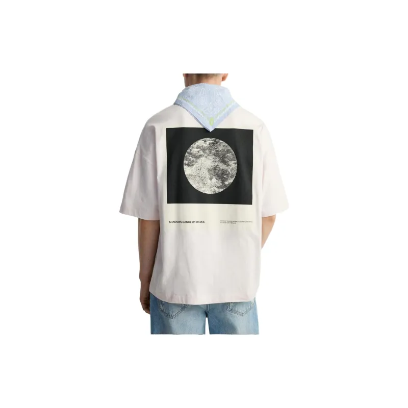 ZARA T-Shirts Men Pink-3