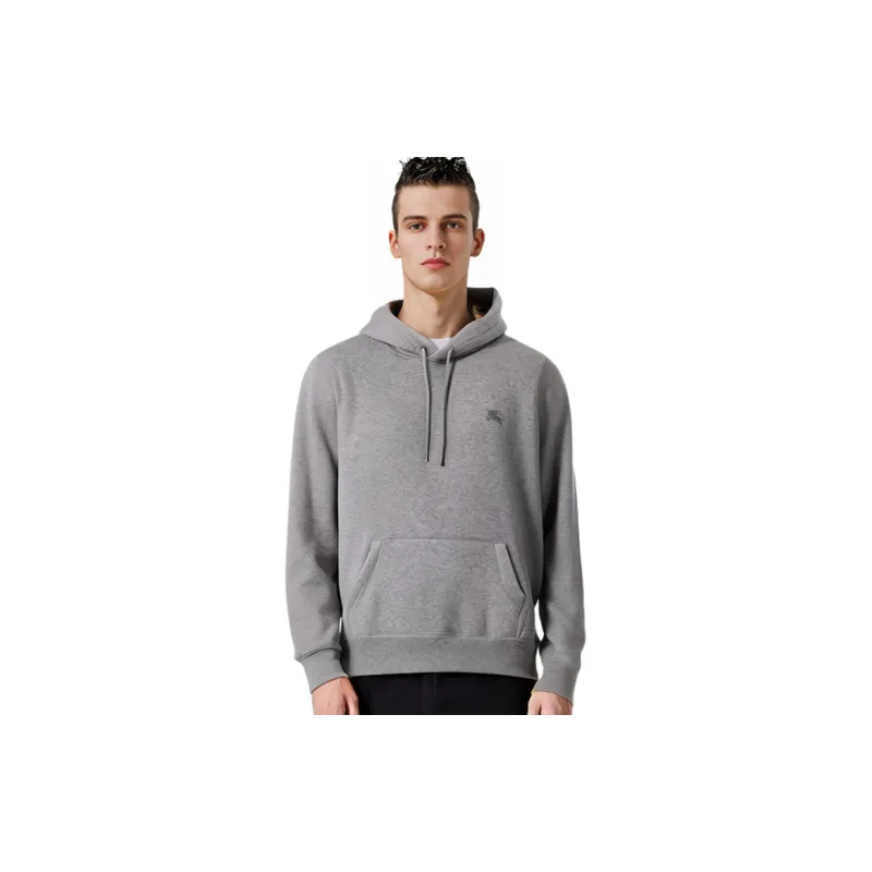 Burberry Embroidered Ekd Cotton Blend Hoodie-4