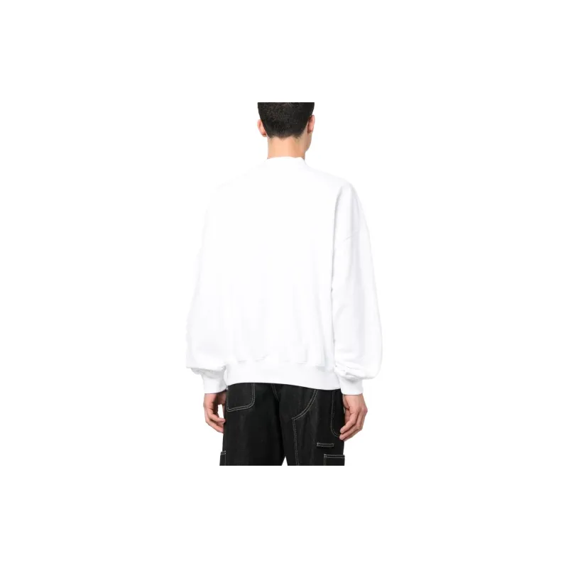 OFF-WHITE Exactly The Opposite-print Cotton Sweatshirt-2
