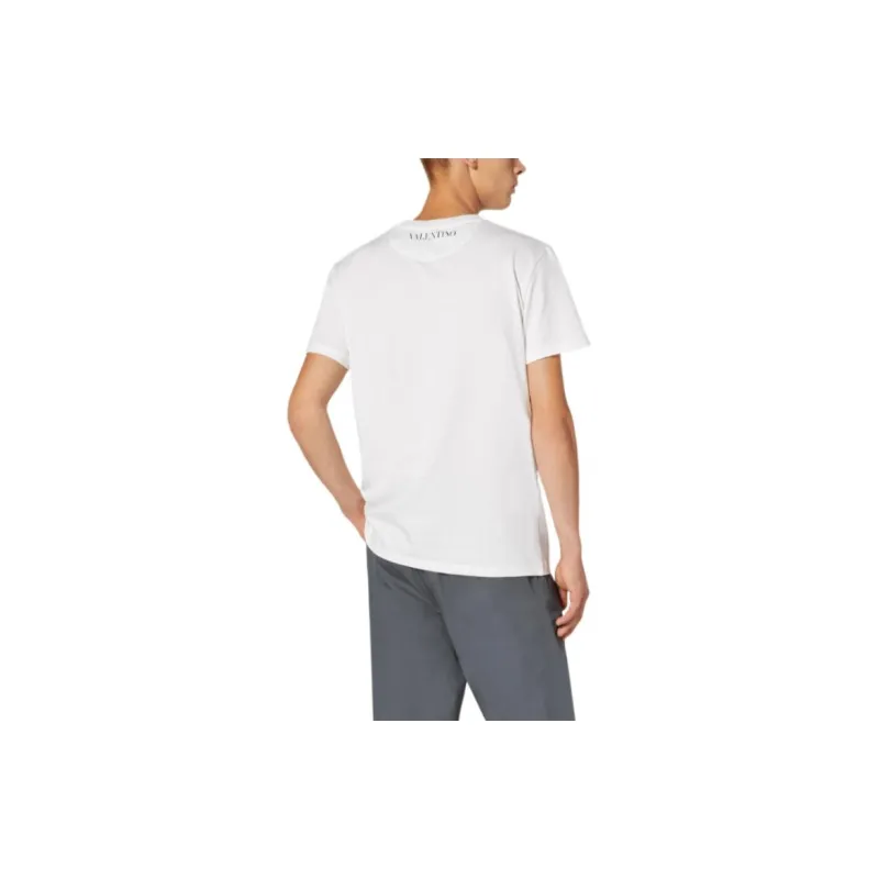 Valentino T Shirts Men White-3