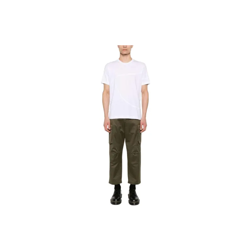 COMME DES GARCONS SHIRT Panelled Cotton T shirt-2