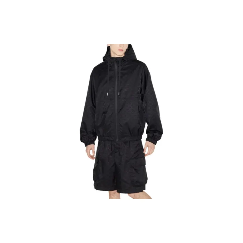 GUCCI Lightweight Gg Jcquard Jacket-4
