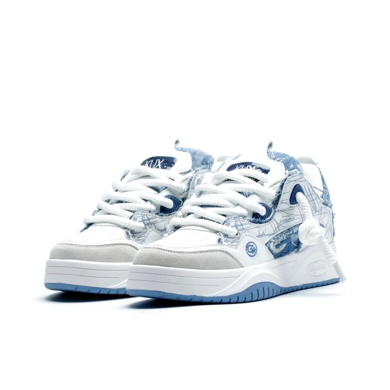 KUX Coverage Anti-Slip And Wear-Resistant Low-Top Skateboard Shoes Unisex-1