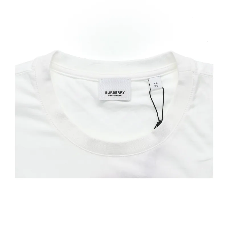 Burberry T Shirts Men White-7