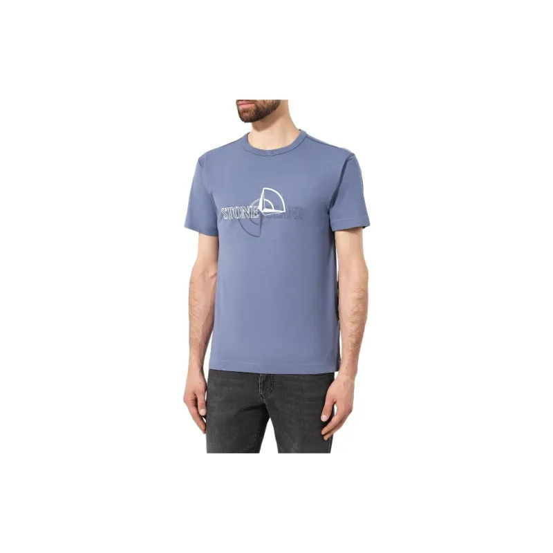STONE ISLAND T Shirt Men's Blue-2