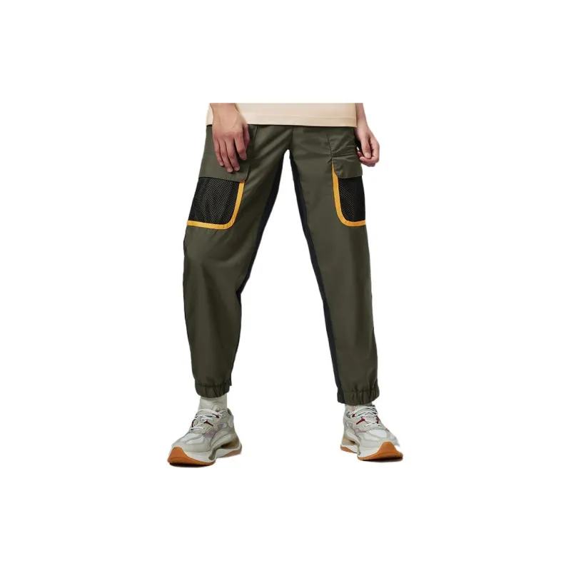 LiNing Knitted Sweatpants Men Dark Olive Green-3