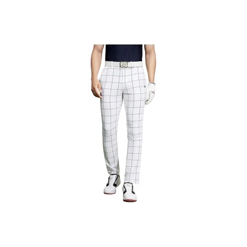 FILA Golf Series Casual Pants Men's White-3