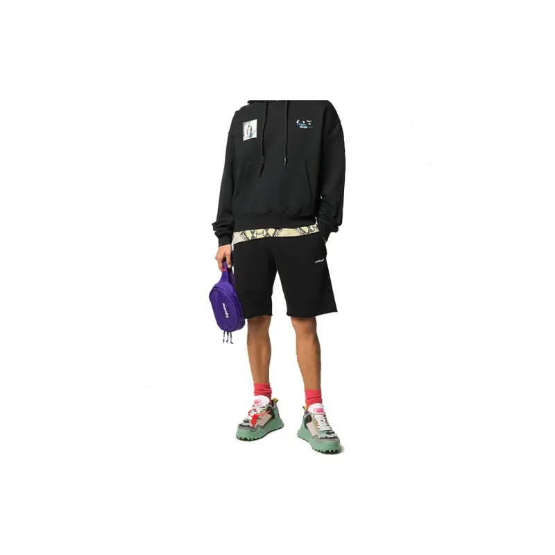 OFF WHITE FW20 Casual Shorts Men Black-2