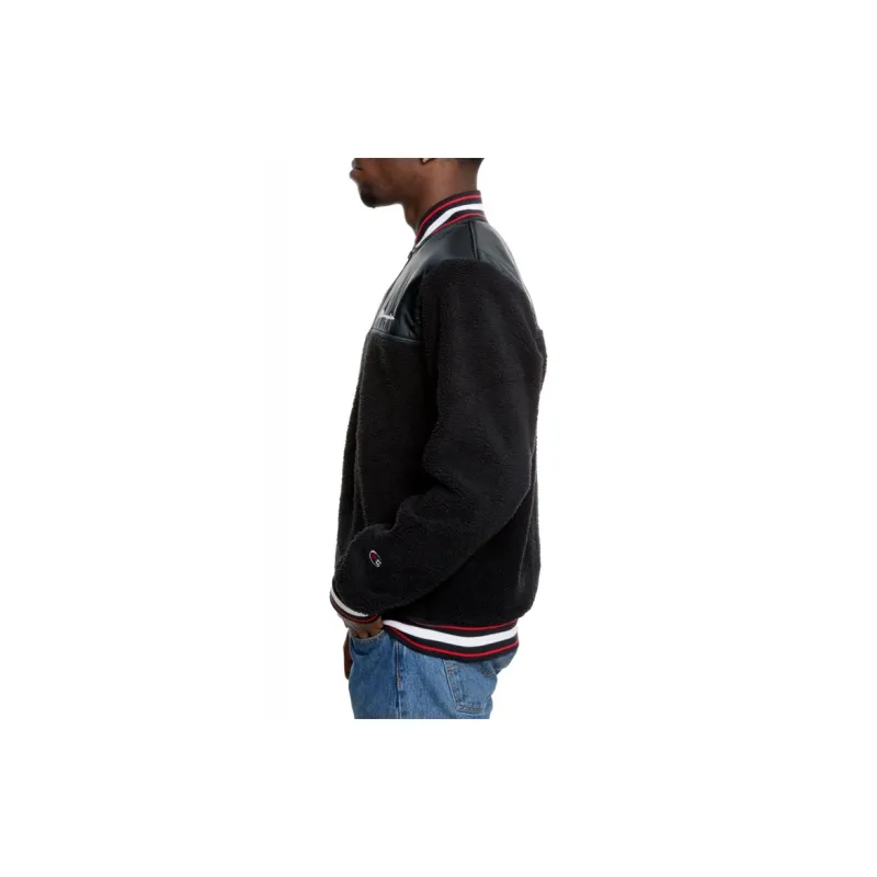 Champion Jacket US Version Unisex Black-4