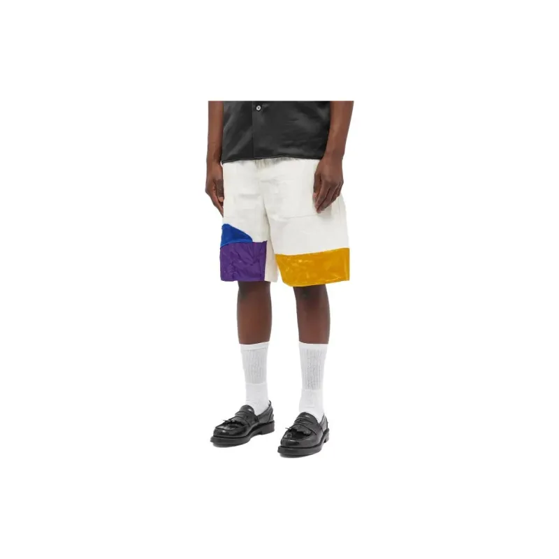 MARNI X No Vacancy Inn Gabardine Shorts-2