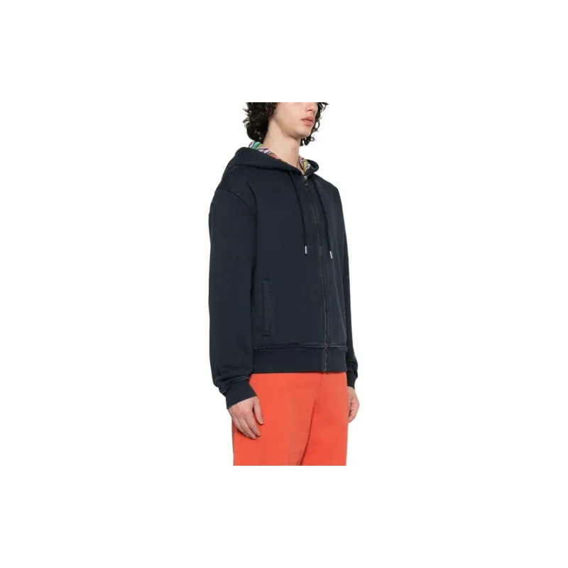 MISSONI Logo Embroidered Drawstring Hoodie-1