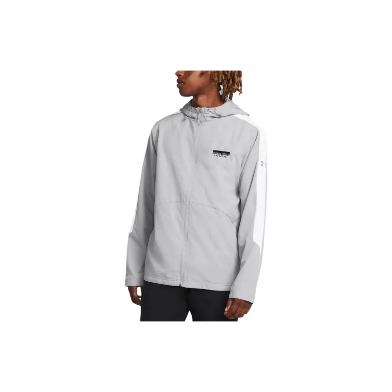 Under Armour Collegiate Jackets Men Gray Black-4