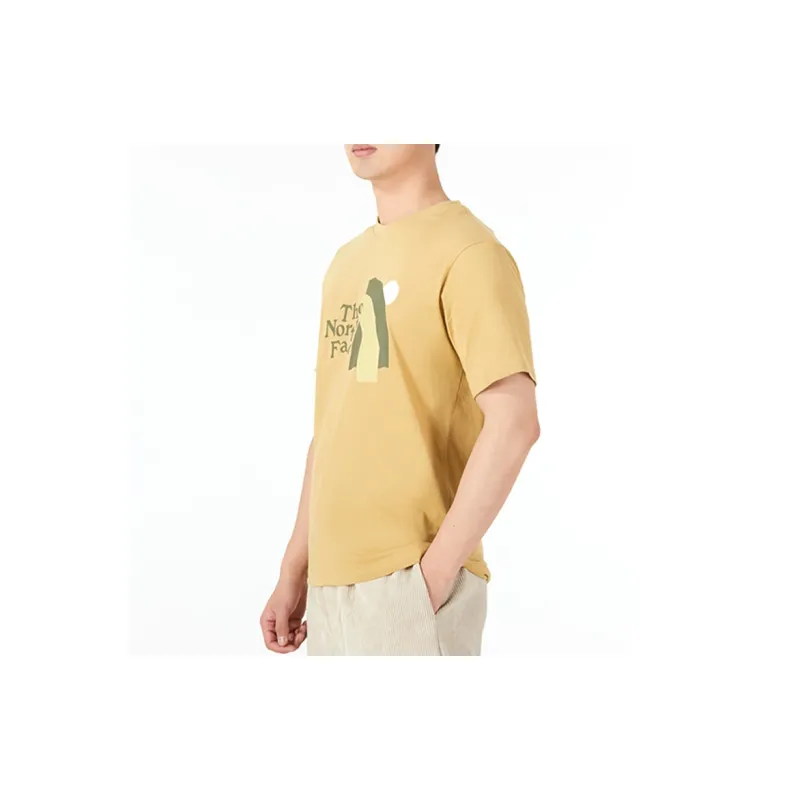 THE NORTH FACE T Shirt Men's Yellow-4